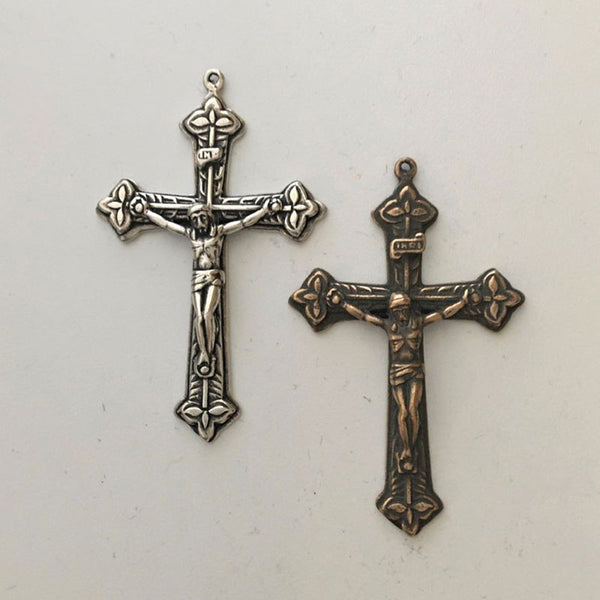 Crucifix, Three Leaf Crucifix