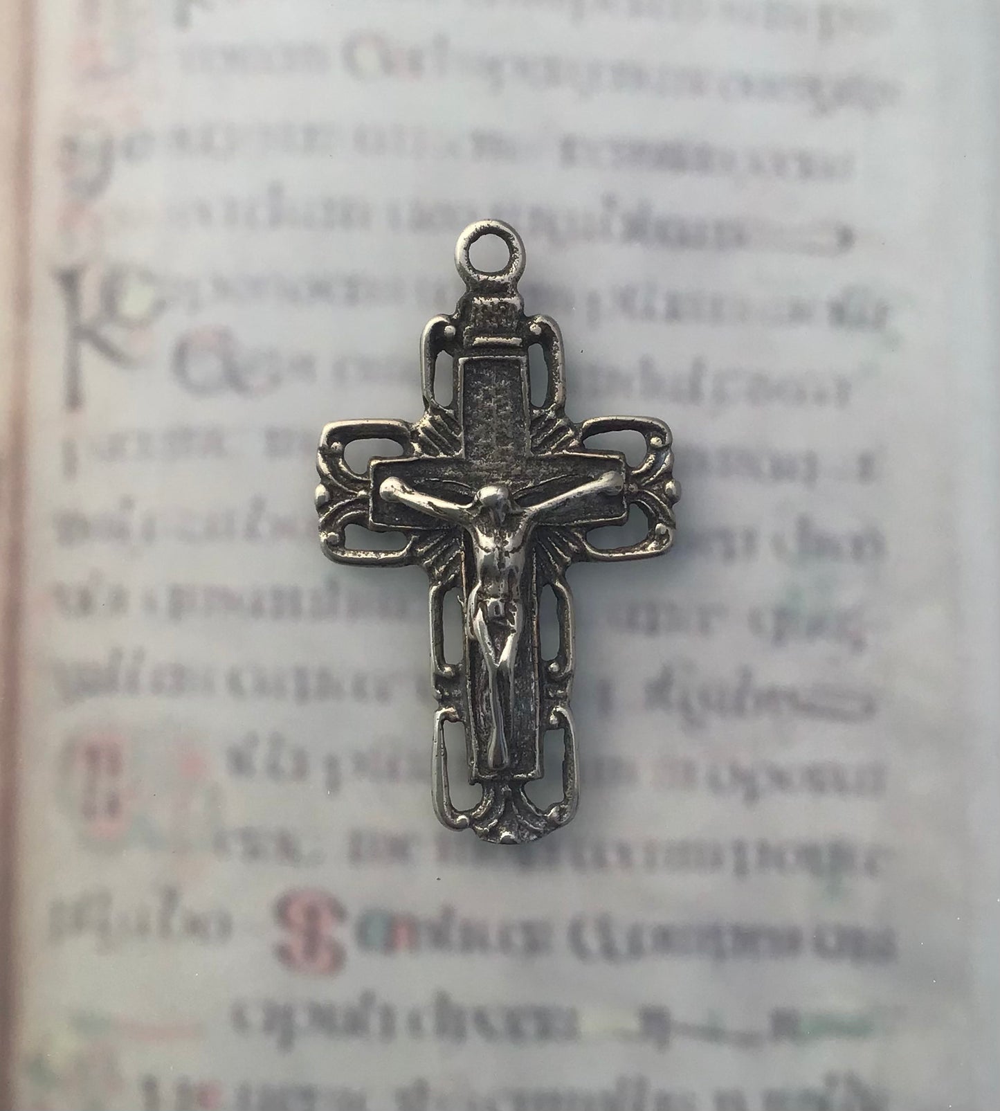 Crucifix, Open Squares