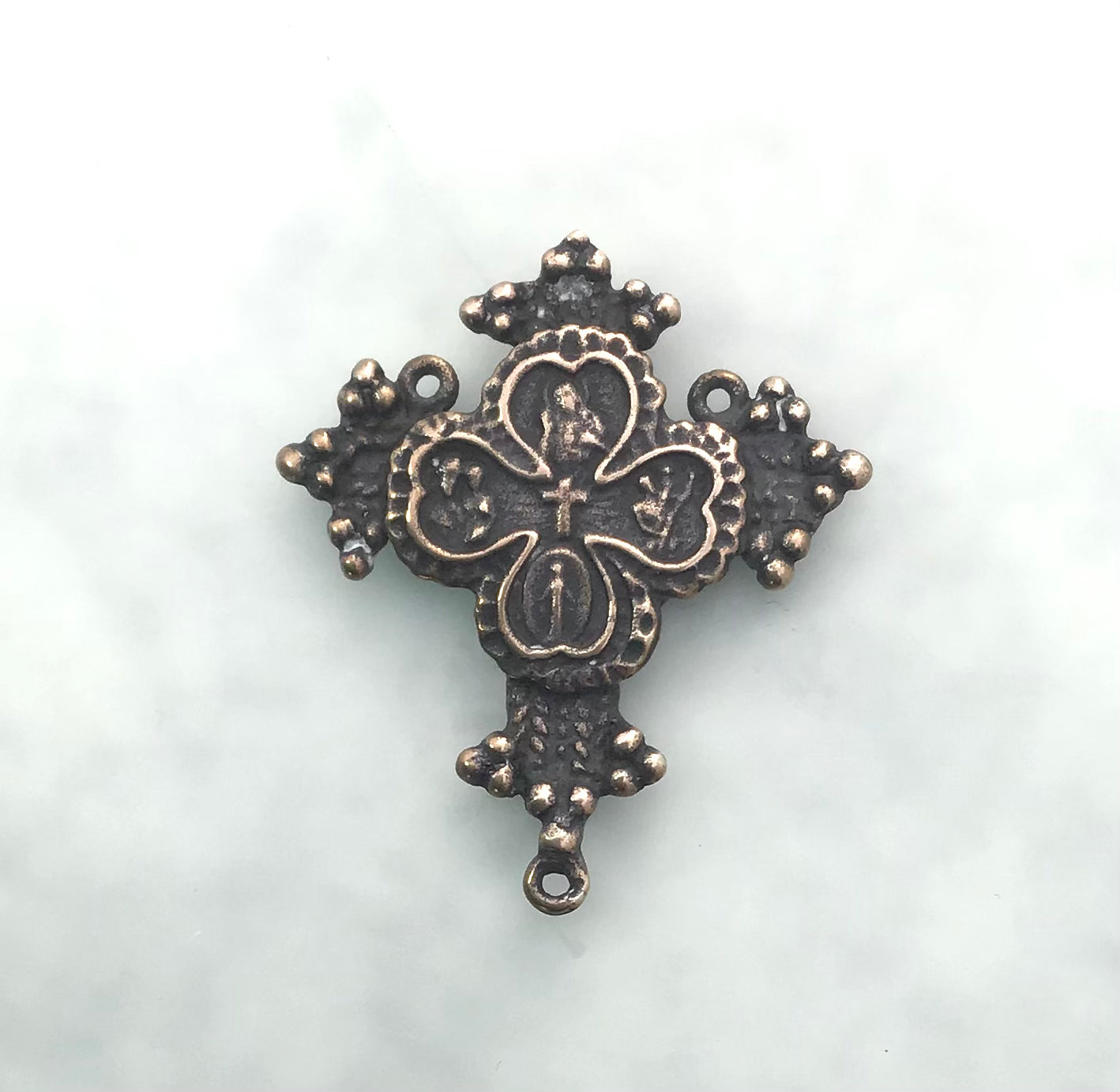 Center, Coptic , 4 way medal