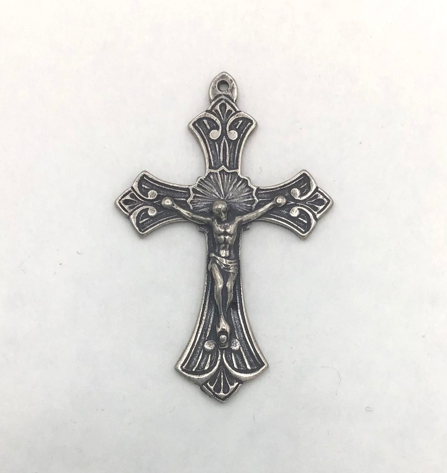 Crucifix, Scrolled Pattern