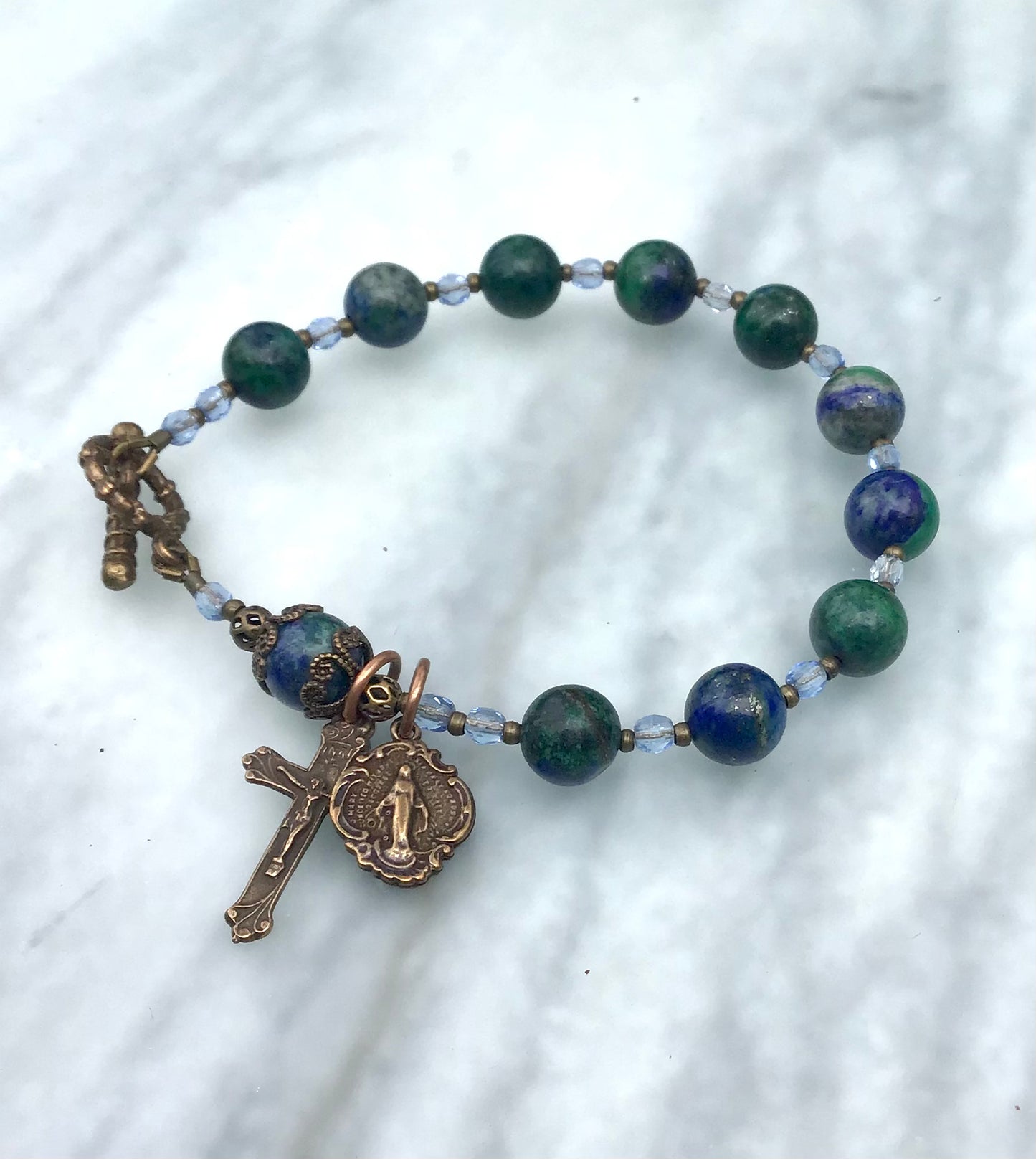 Repair, Beaded Rosary Bracelet