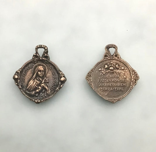 Medal, St. Therese, Tiny