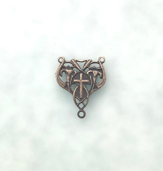 Center, with Cross and Lillies 256