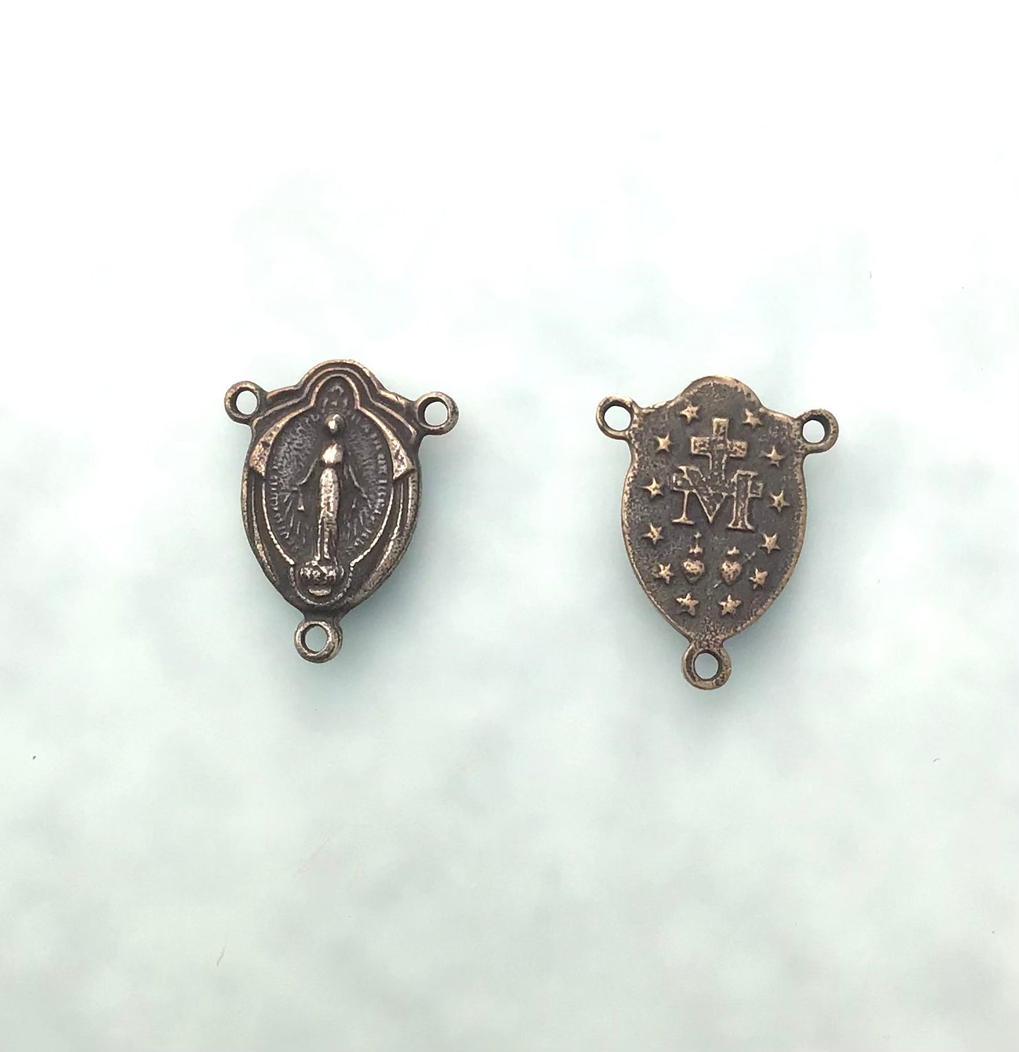Center, Miraculous Medal, Draped