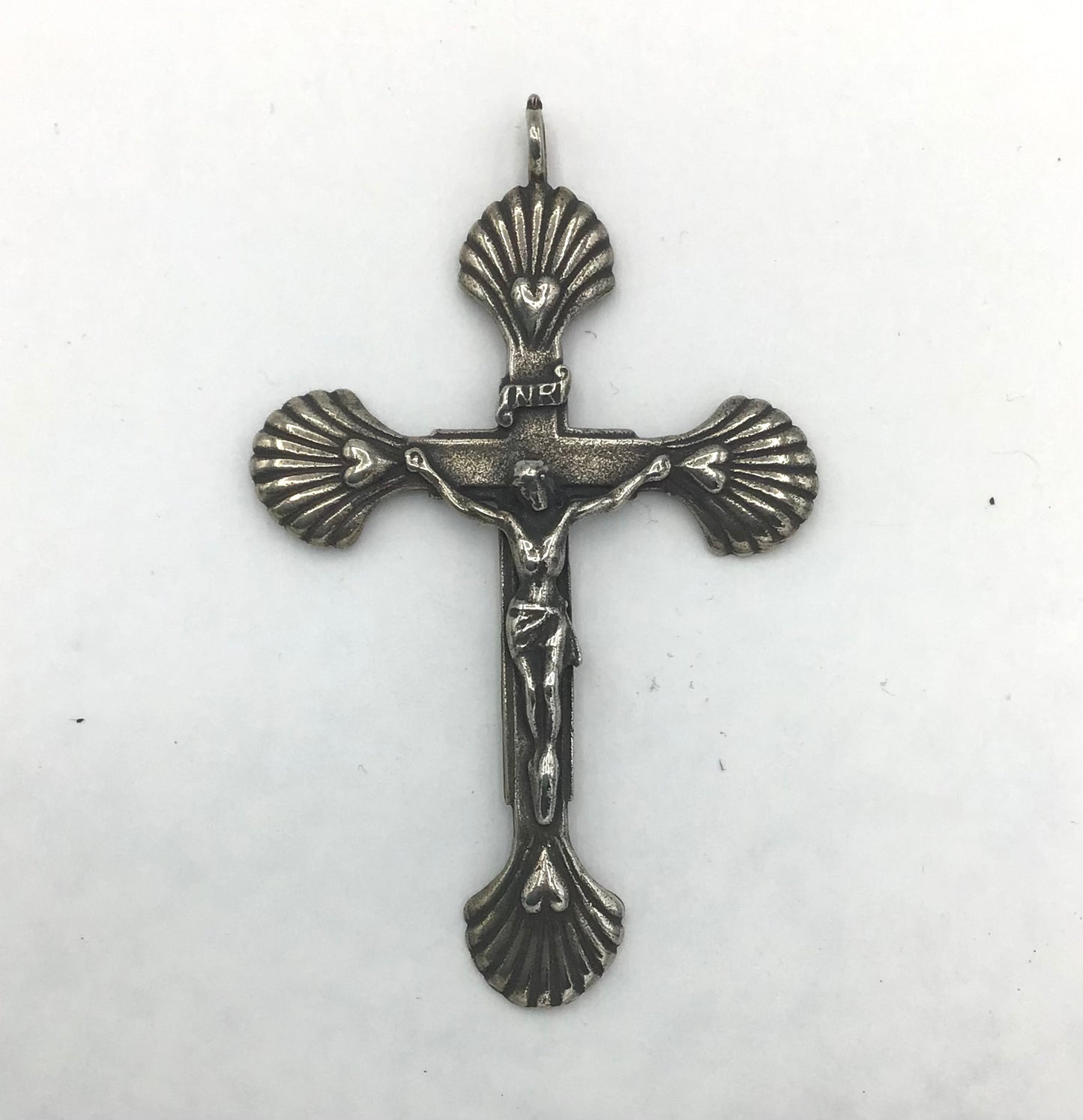 Crucifix, Shell with Hearts
