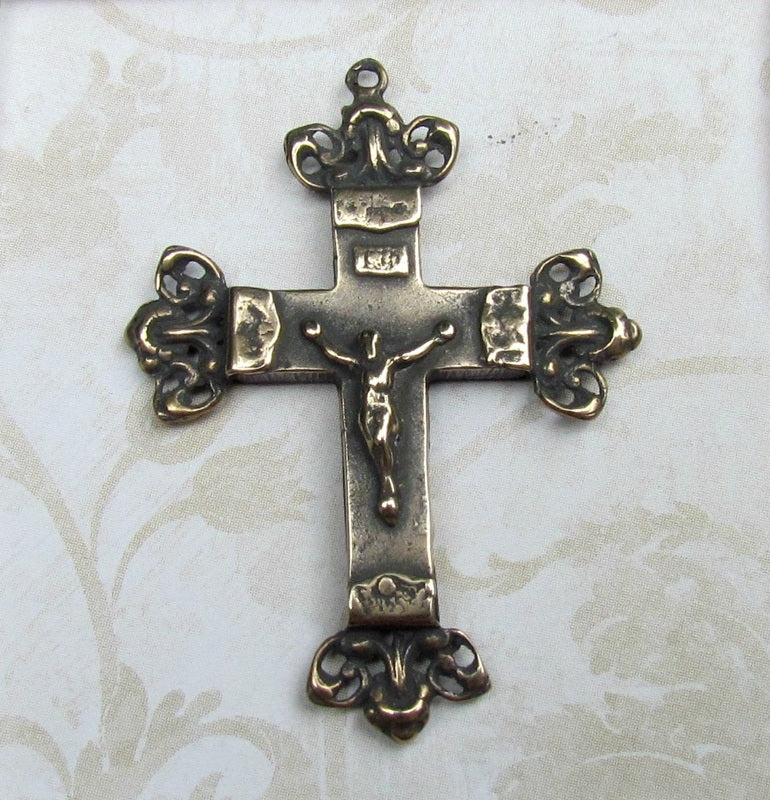 Crucifix, Etched Back