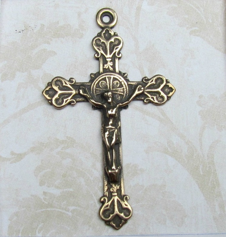 Crucifix, Budded Hearts