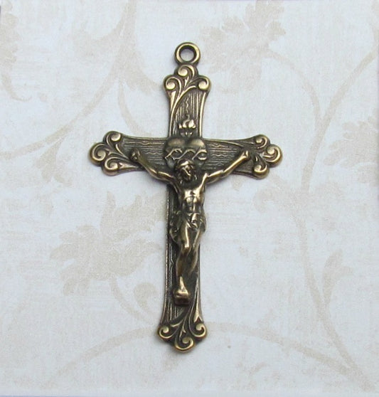 Crucifix, Sacred Heart Crucifix - 316
