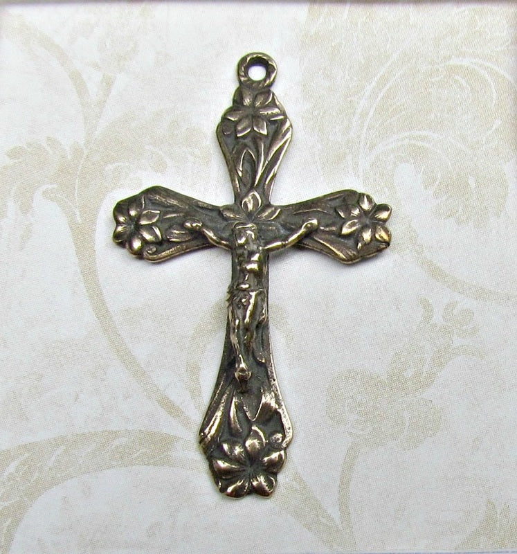 Crucifix, Garden Lillies