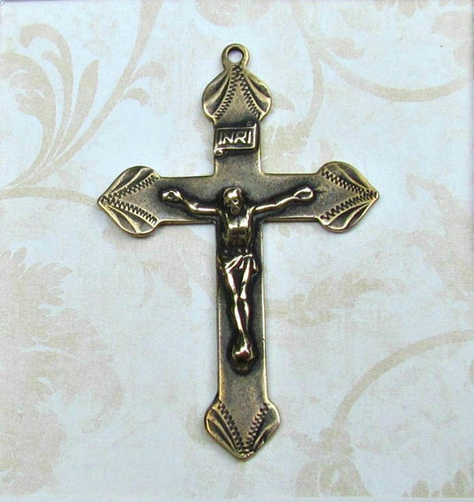 Crucifix, Etched Crucifix -384