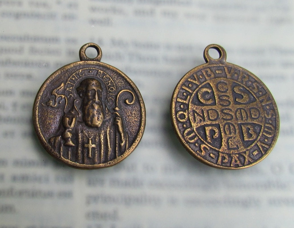 Medals, St Benedict medal, large -628