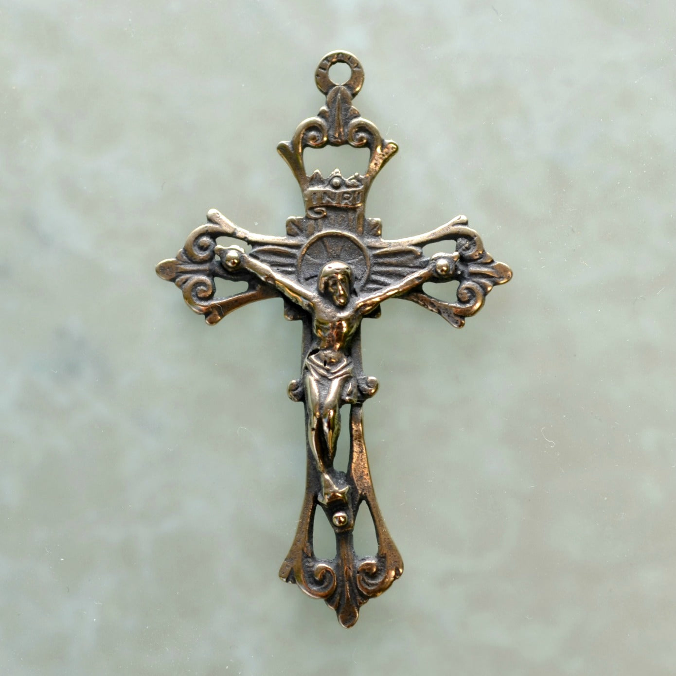 Crucifix, Scrolled Openwork