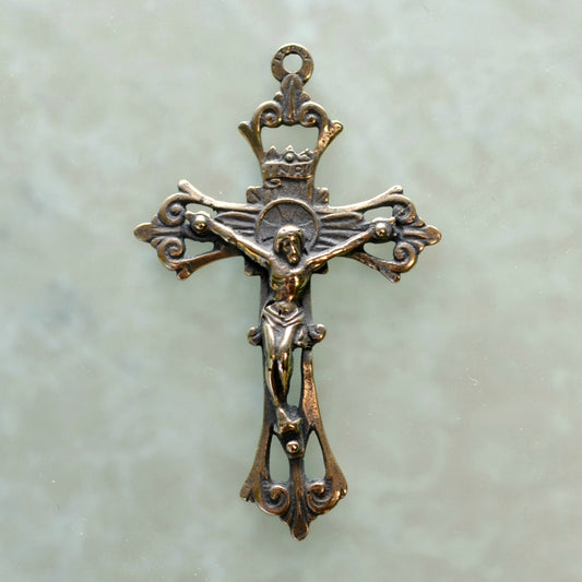 Crucifix, Scrolled Openwork -849