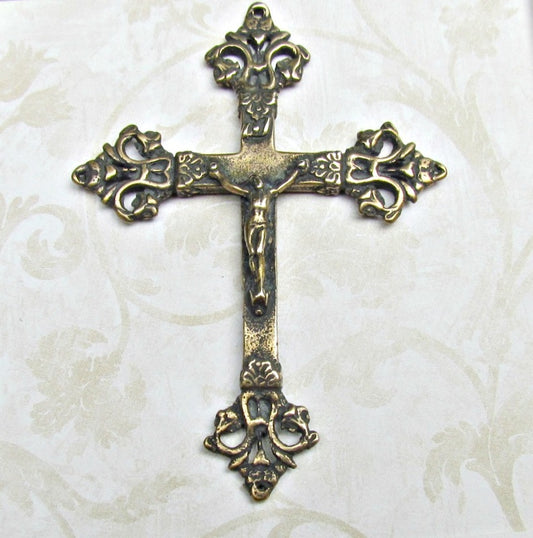 Crucifix, Large Crucifix Victorian - 924