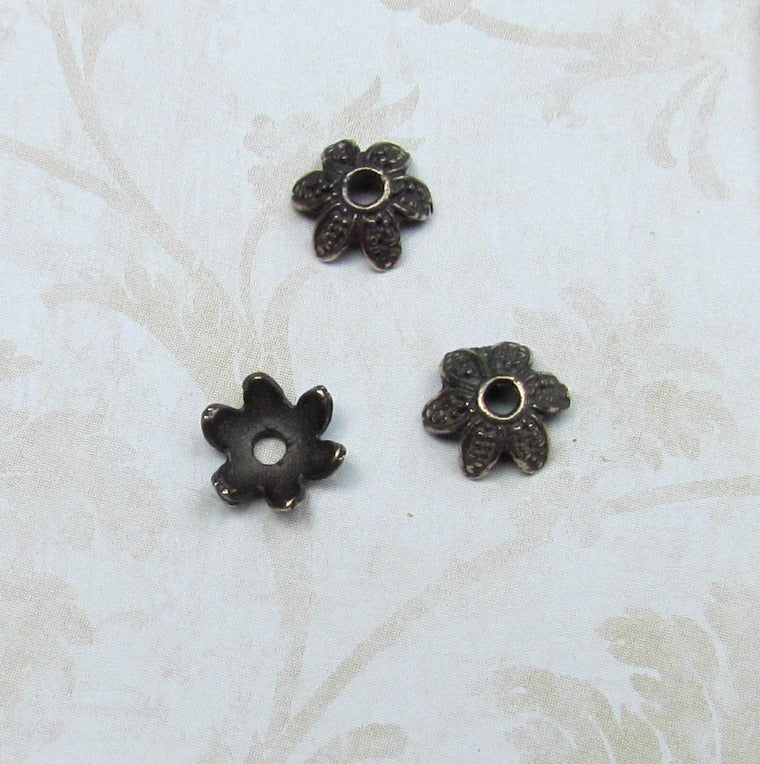 Bead caps, Large Flower