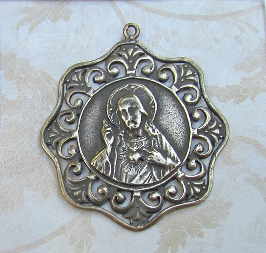 Medals, Filigree Sacred Heart