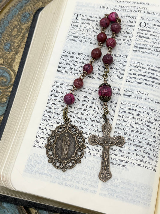 Tenner - St Anne - Pink Crazy Lace 687615