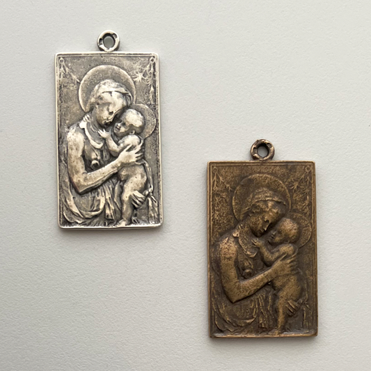 Medal, Holy Mother and Child
