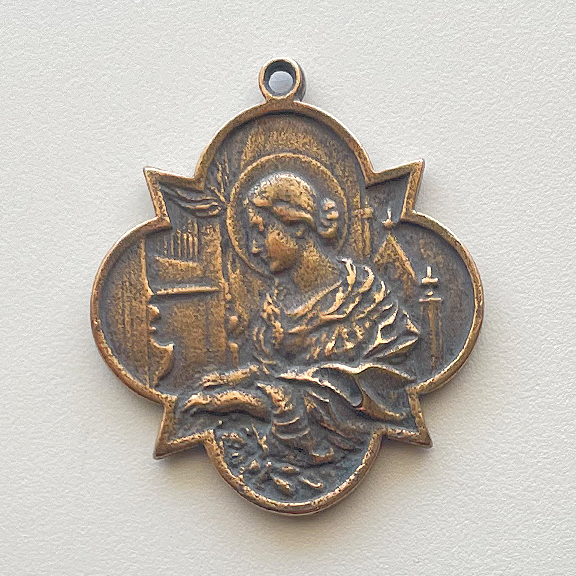 Medal, St. Cecelia Large