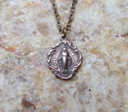 Catholic jewelry, necklace, Miraculous Medal