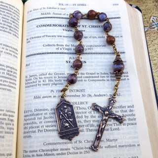 Tenner, Catholic Rosary with St Christopher