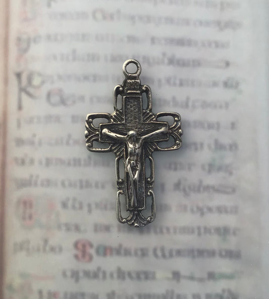 Crucifix, Open Squares -1216
