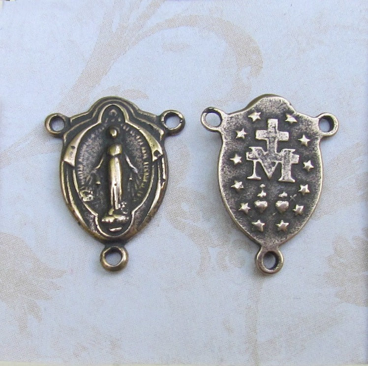Center, Miraculous Medal, Draped