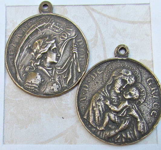 Medals, St Joan / Our Lady of Grace