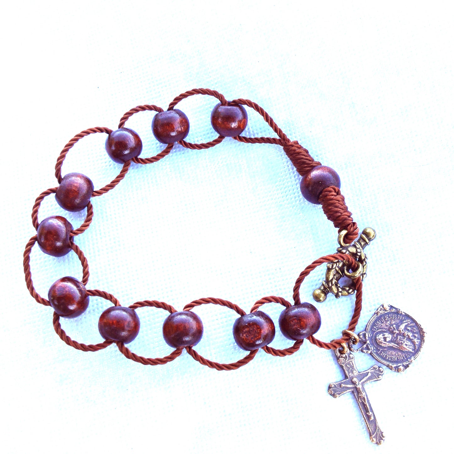 Cord Rosary Bracelet, Littleleaf Boxwood